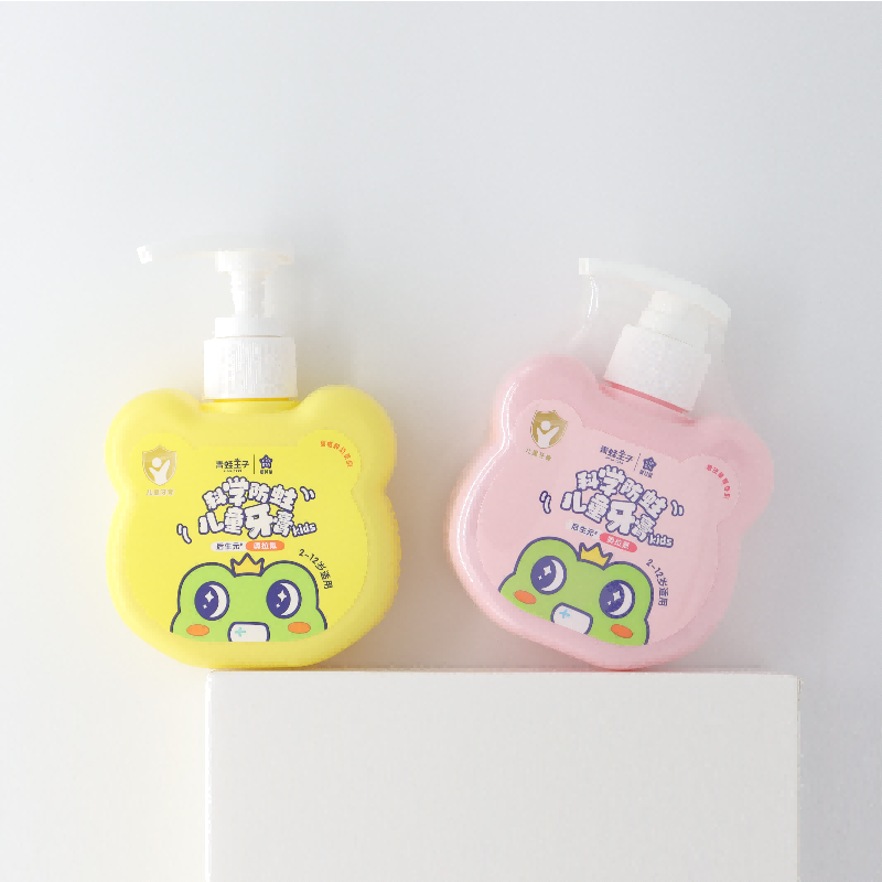 Kids Anticavity Fruit Flavor Pump Toothpaste