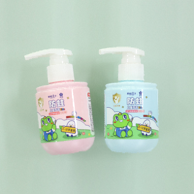 Kids Anticavity Fruit Flavor Pump Toothpaste