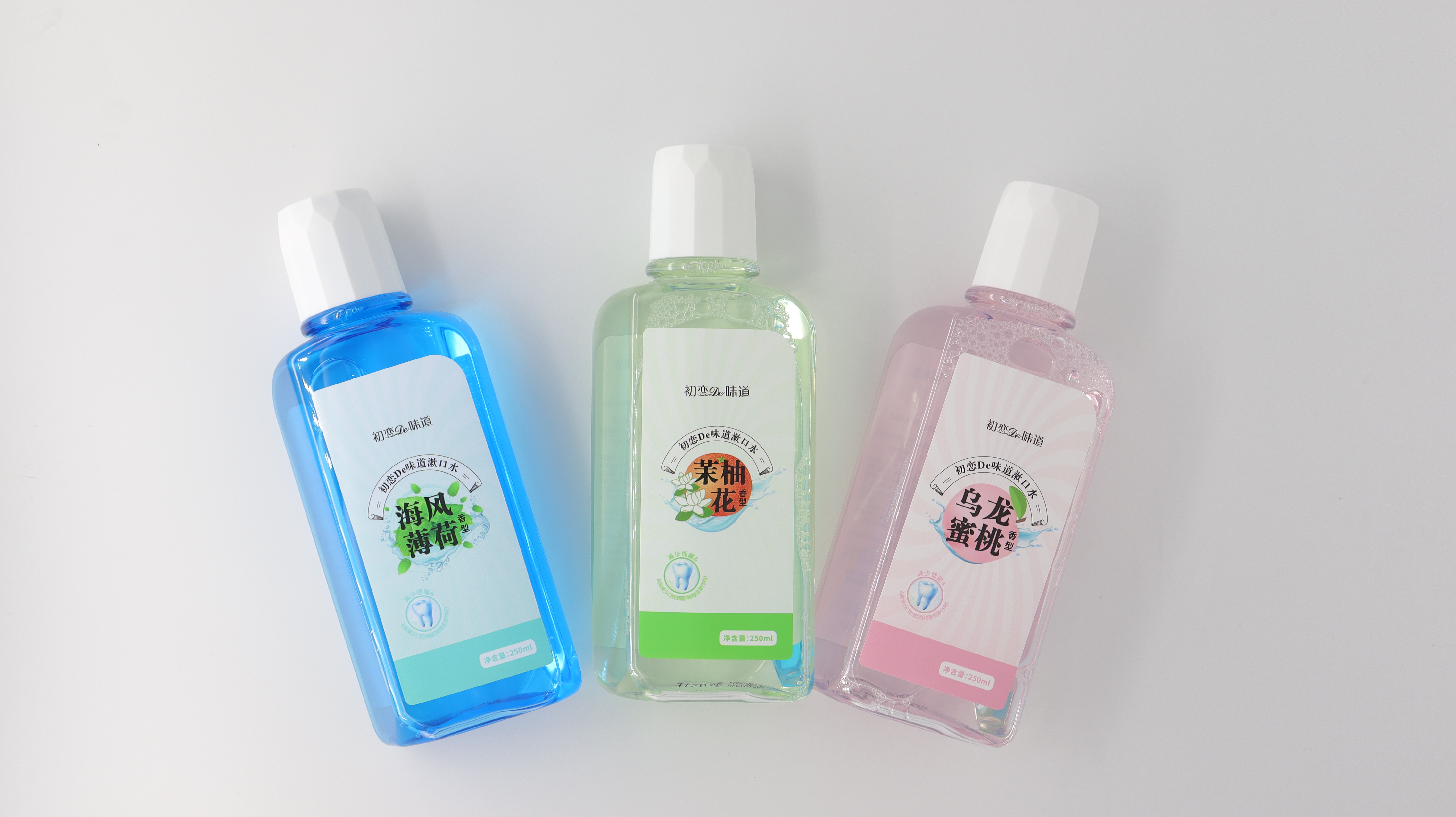 Fresh Mint Oil-Layered Fluoride-Free Probiotic Mouthwash
