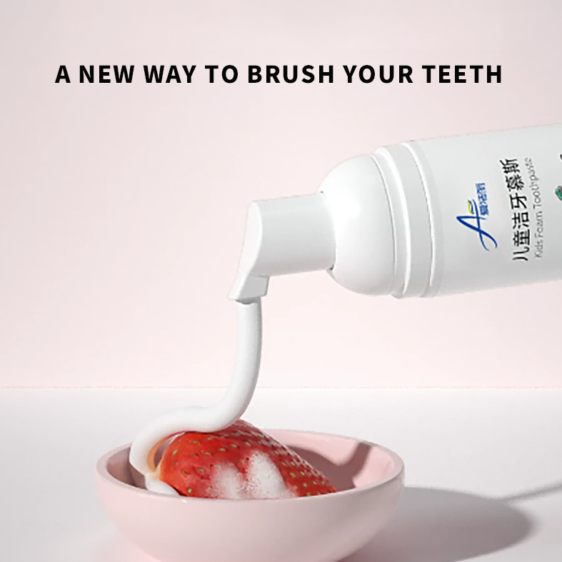 Kids Foaming Mousse Toothpaste with Remineralizing Formula