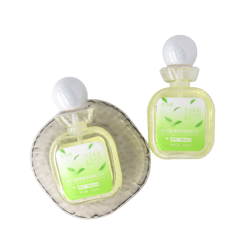 Fresh Mint Oil-Layered Fluoride-Free Probiotic Mouthwash