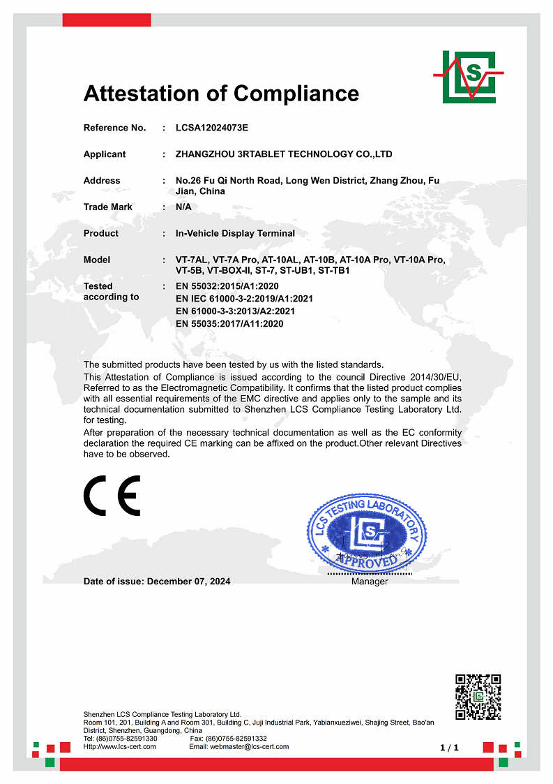 Certificaciones y cumplimiento