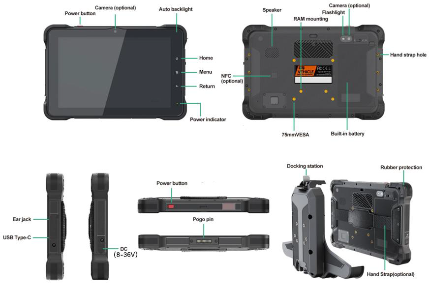 Rugged Vehicle Tablet