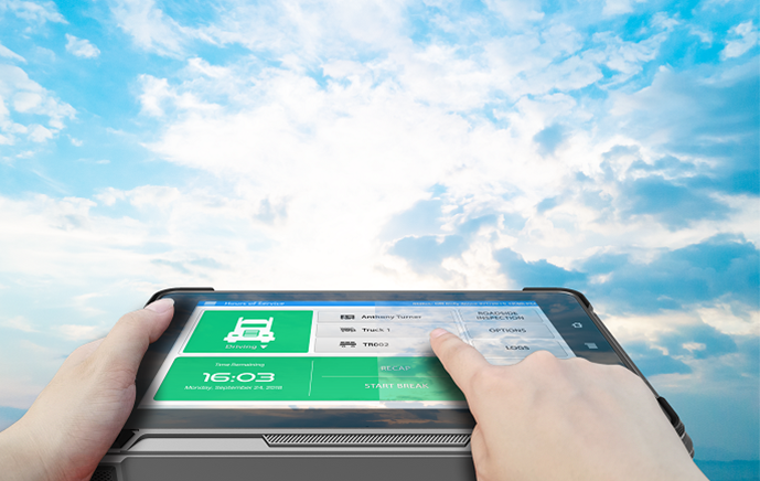 Rugged Vechicle Tablet with AHD Inputs