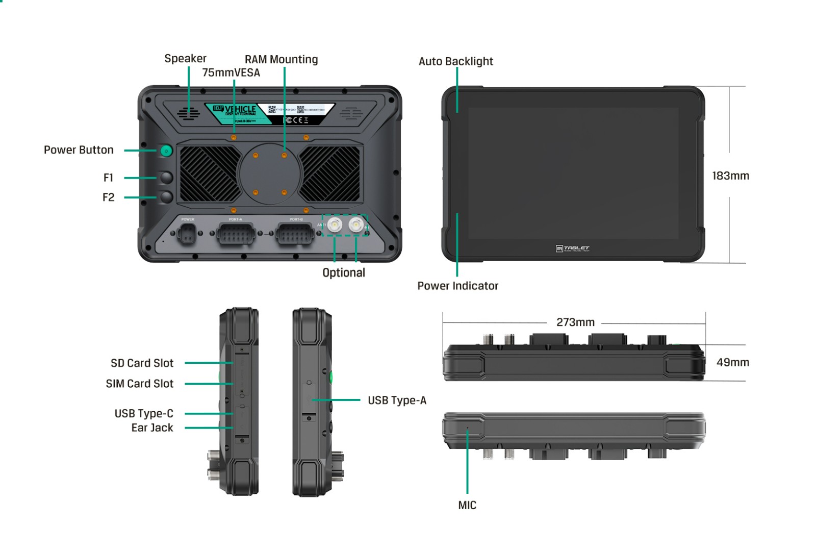 Linux Rugged Tablet