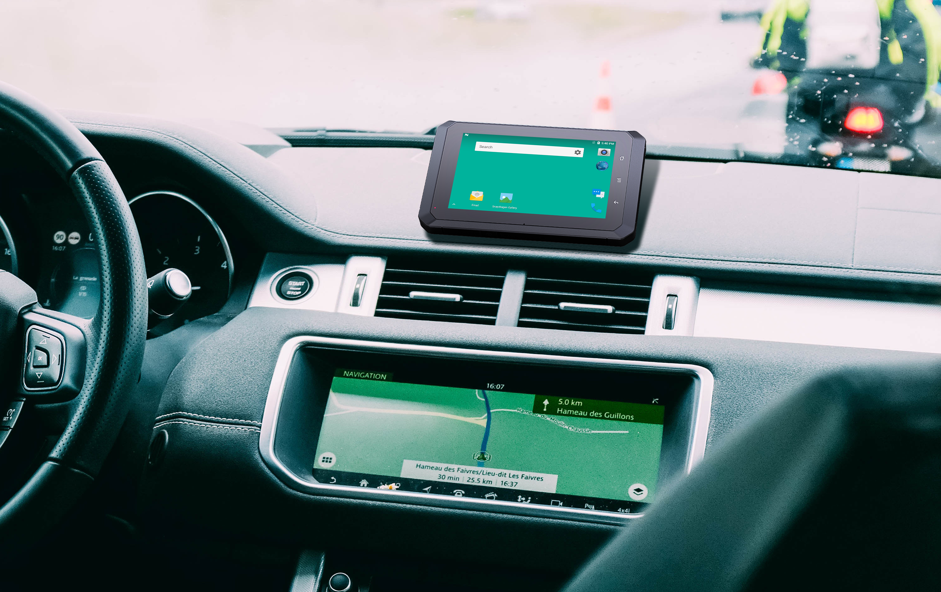 5-inch android vehicle tablet