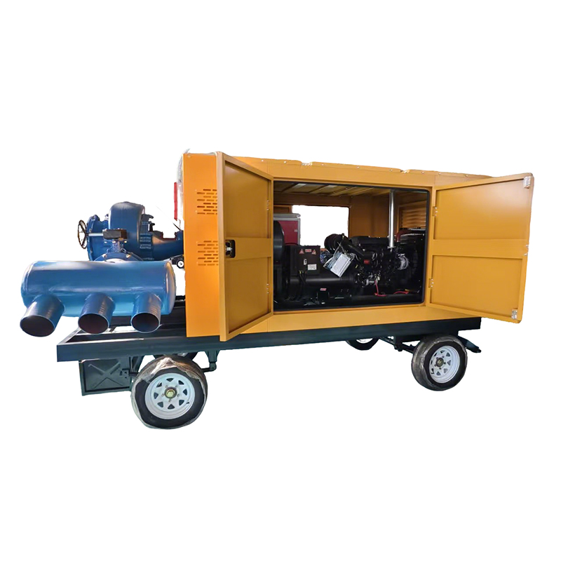 diesel engine driven mixed flow pump