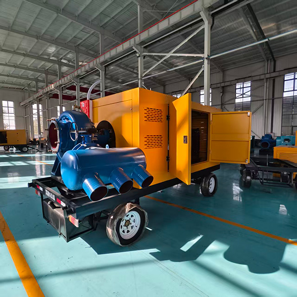 diesel engine driven mixed flow pump