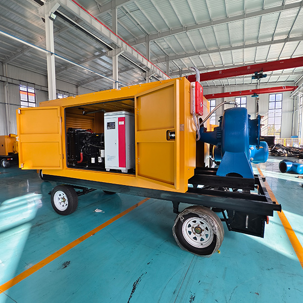 diesel engine driven mixed flow pump