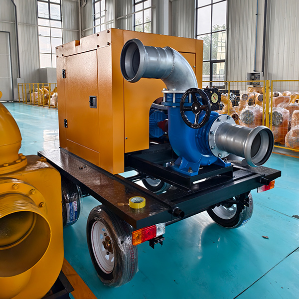 diesel engine driven mixed flow pump