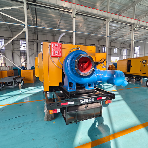 diesel engine driven mixed flow pump