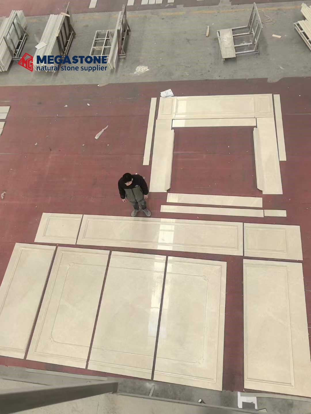 China Aran White Marble manufature