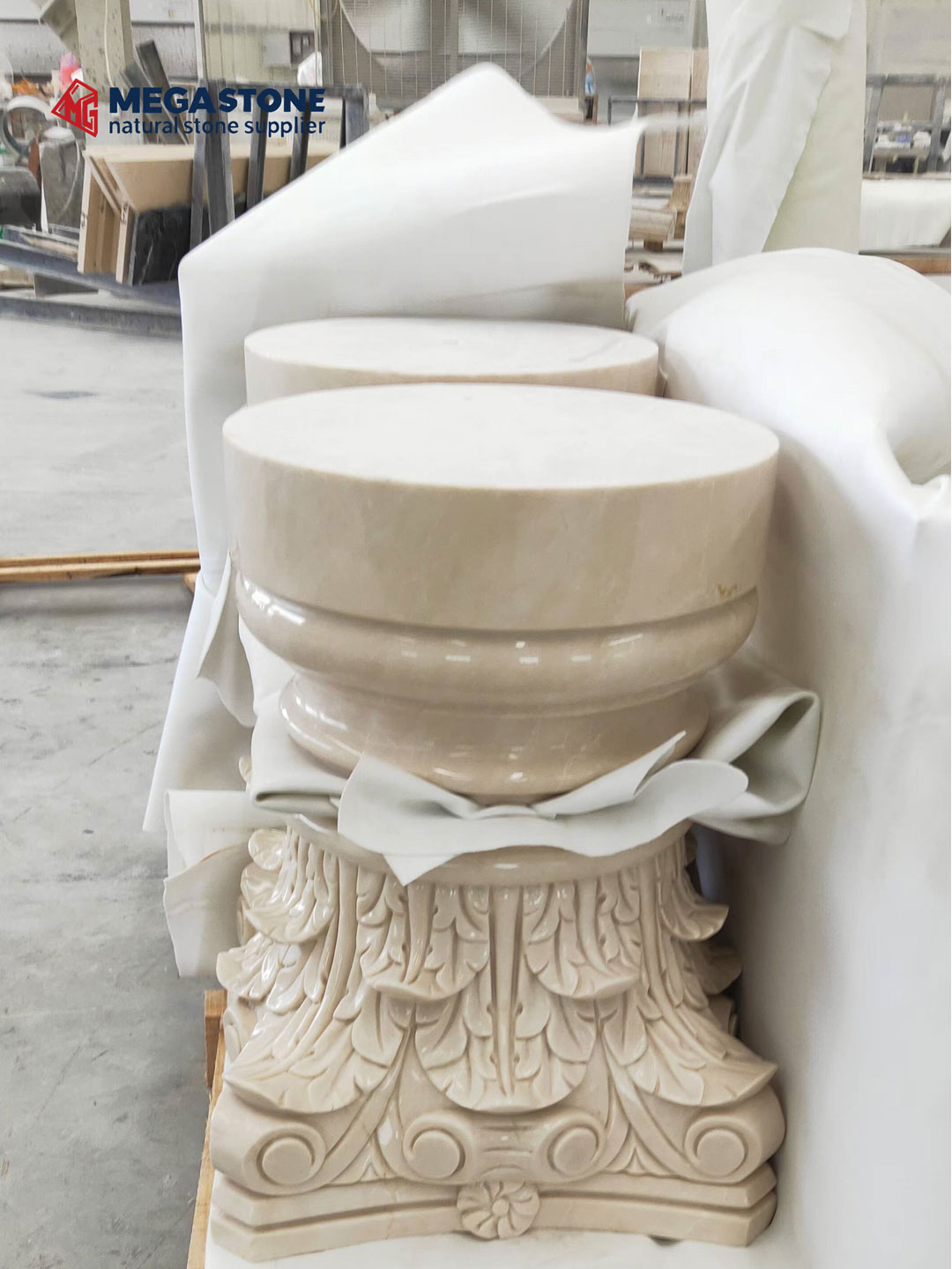 Aran White Marble slab factory