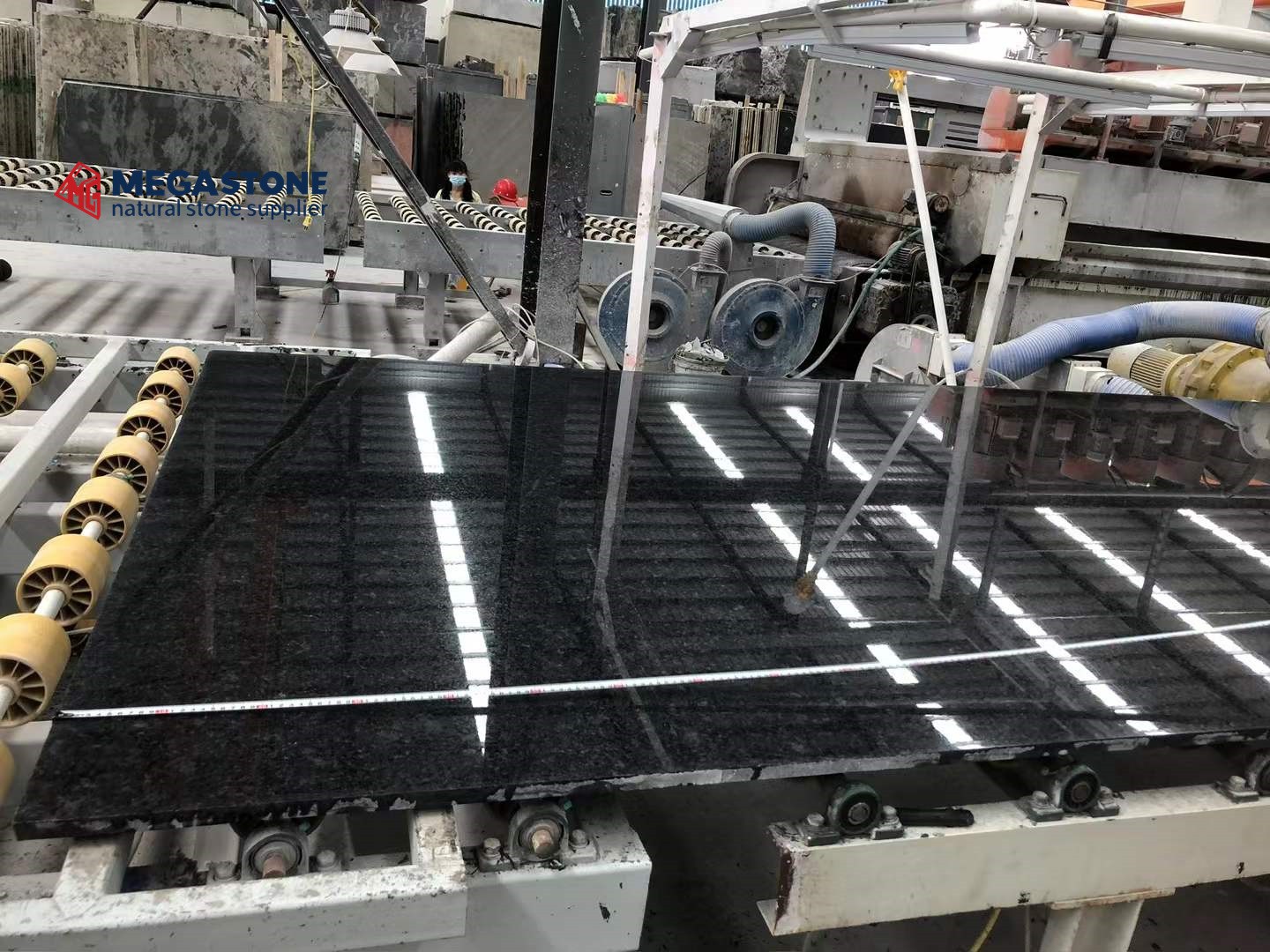 Angola Black Granite Slab