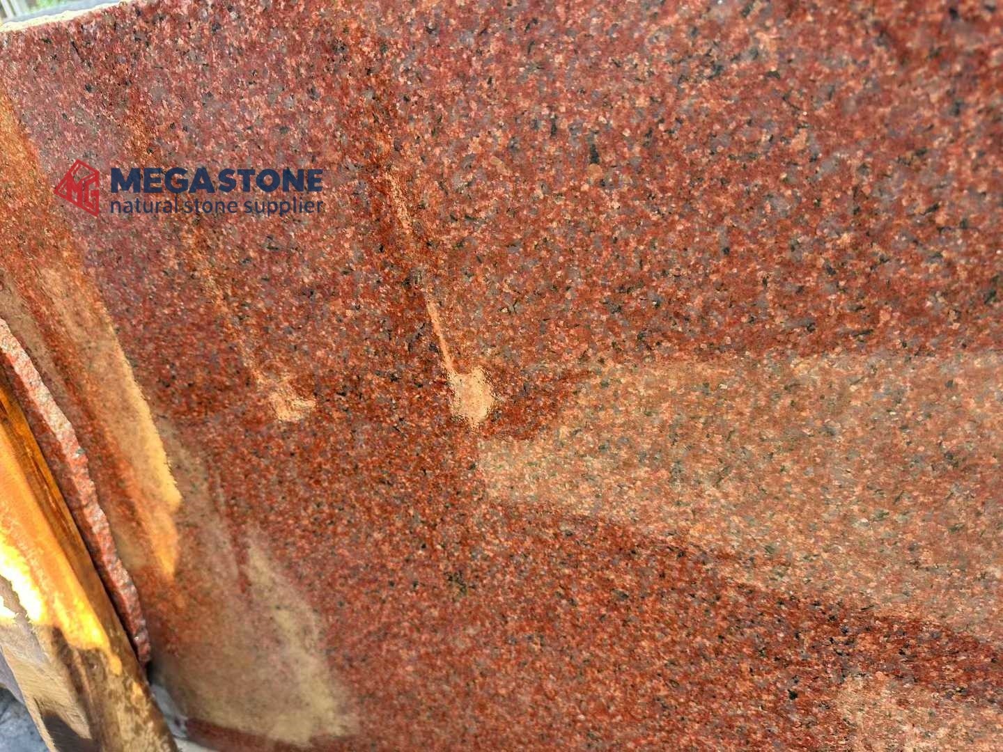 Ruby Red Granite Slab