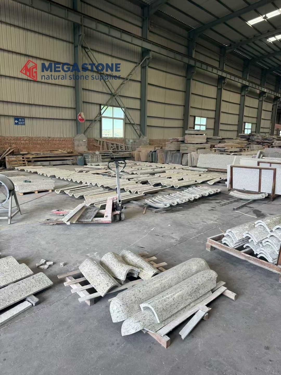 White Ornamental Granite slab manufacturers