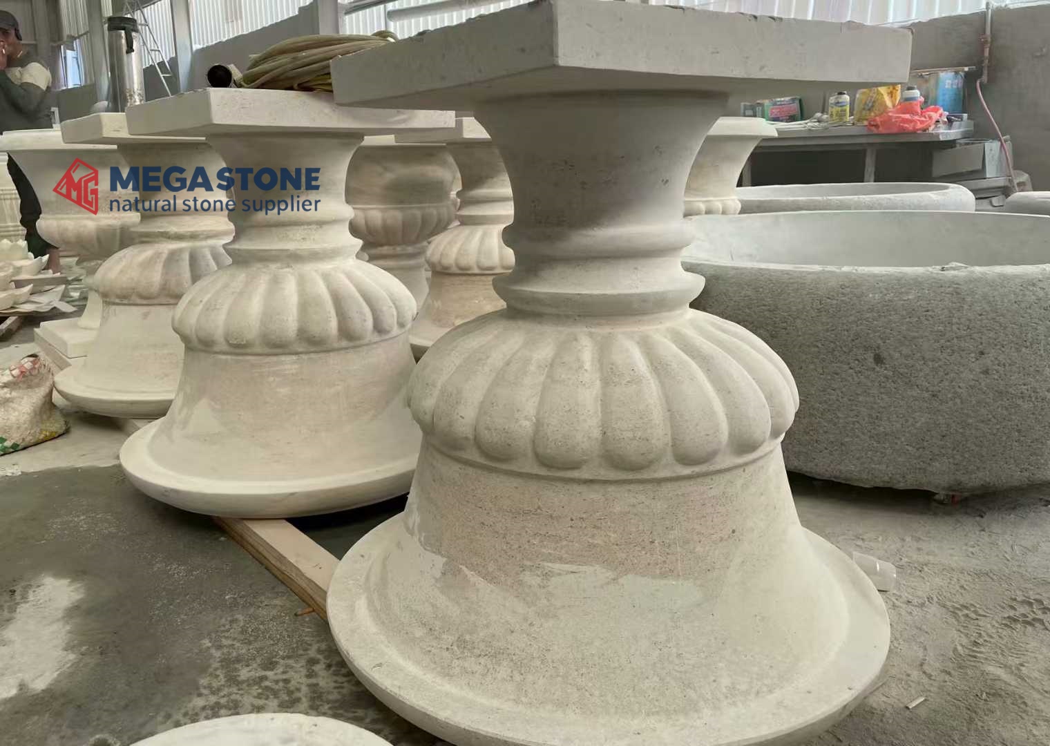 China Moleanos Beige Limestone slab manufacturers