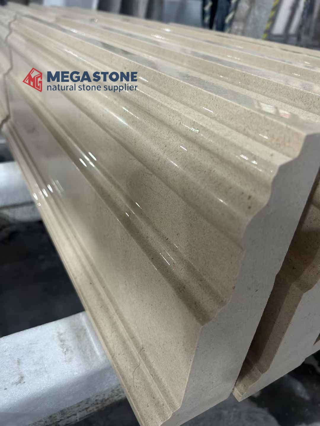 China Moleanos Beige Limestone slab manufacturers