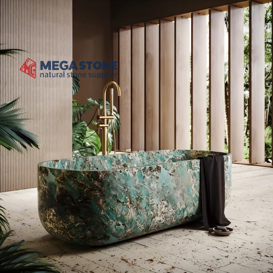 Amazontia Granite Bathtub Amazon Green Quartzite Bathtub