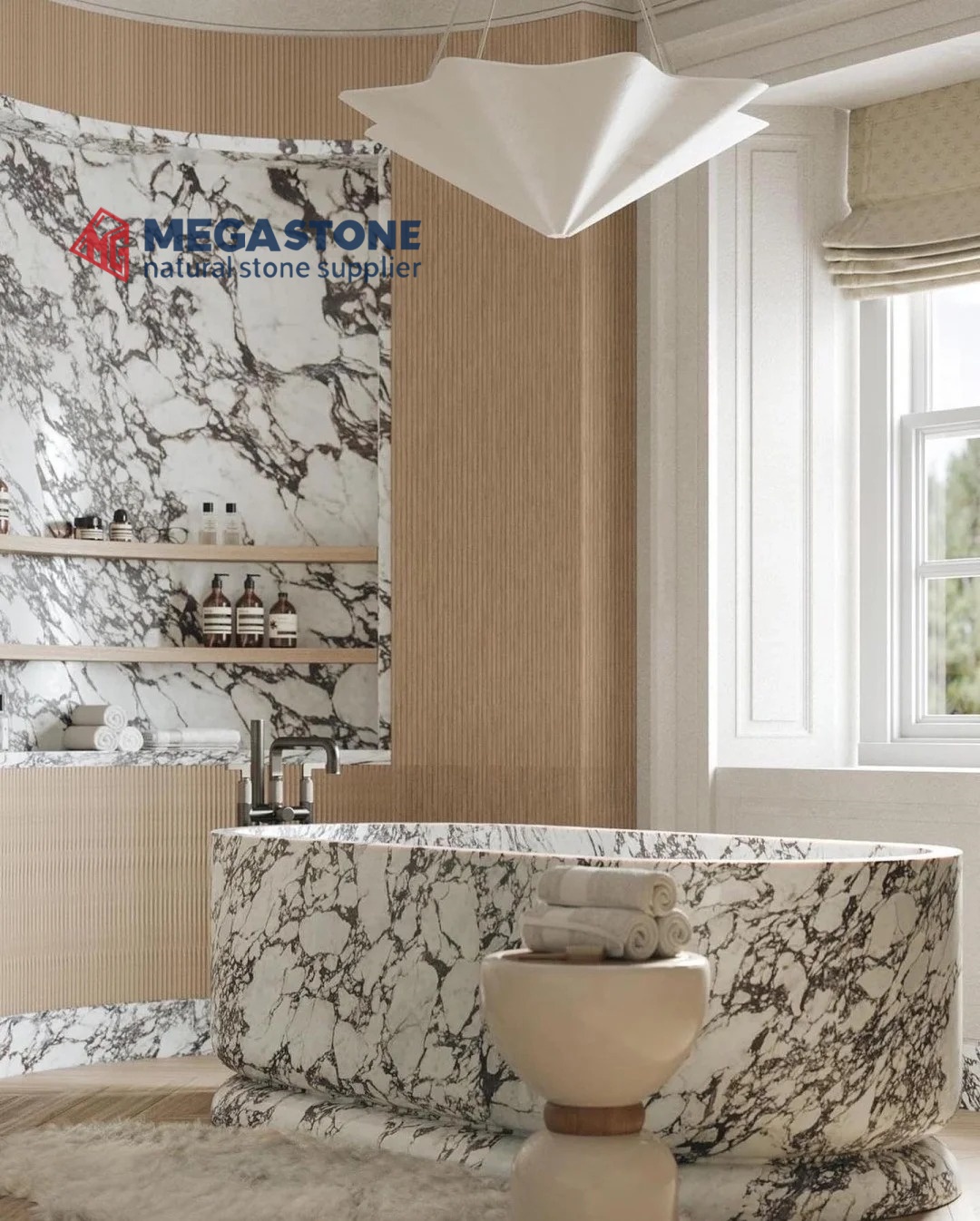 Calacatta Viola Bathtub