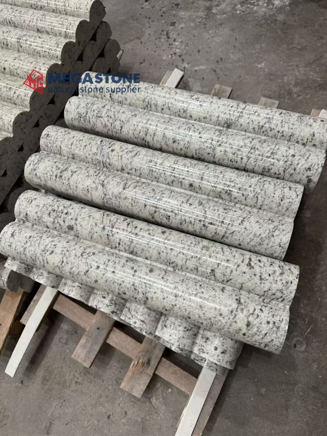 Premium Custom Cornices and Mouldings in White Ornamental Granite