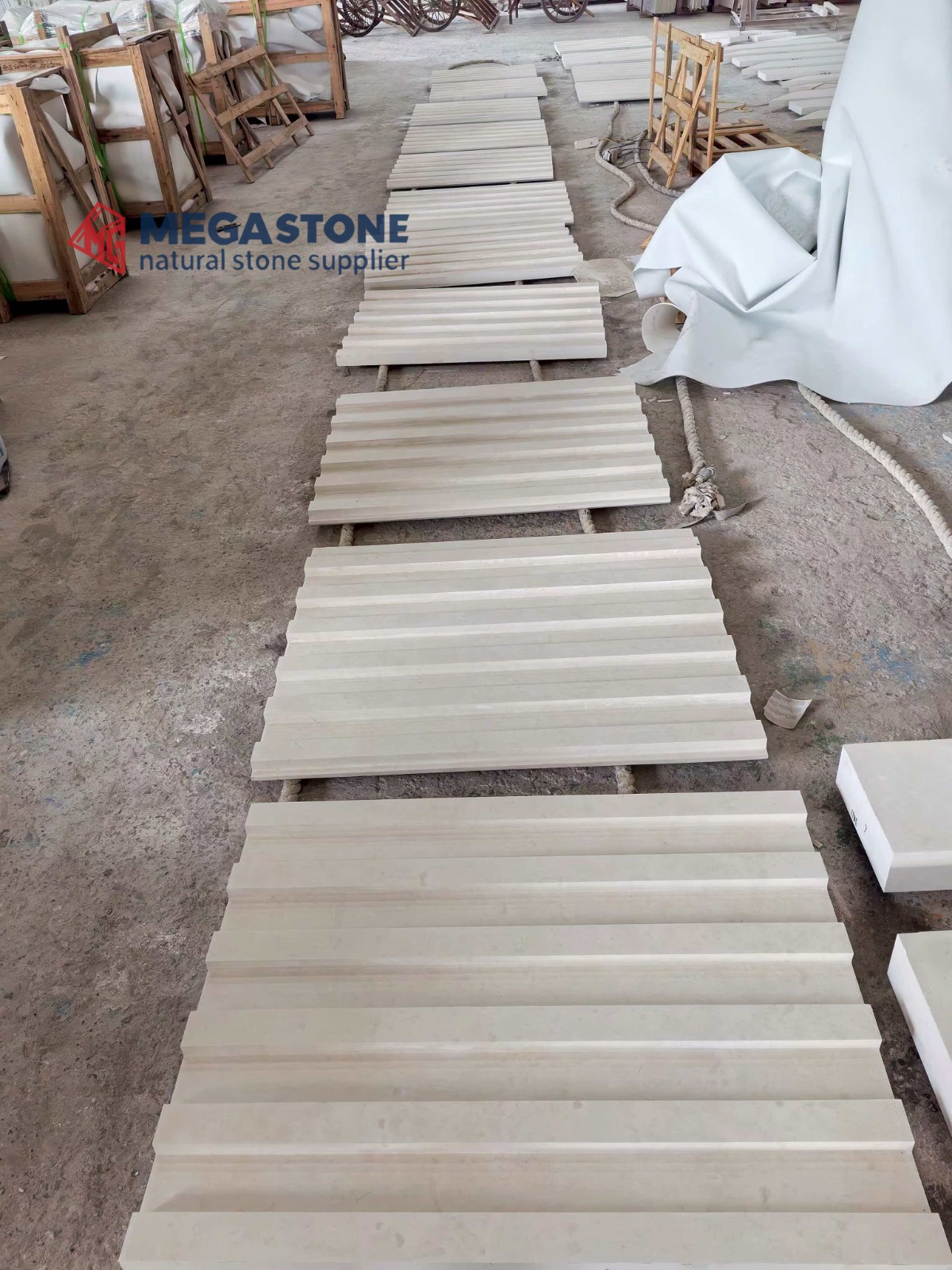 Custom Limra Limestone Facade Elements