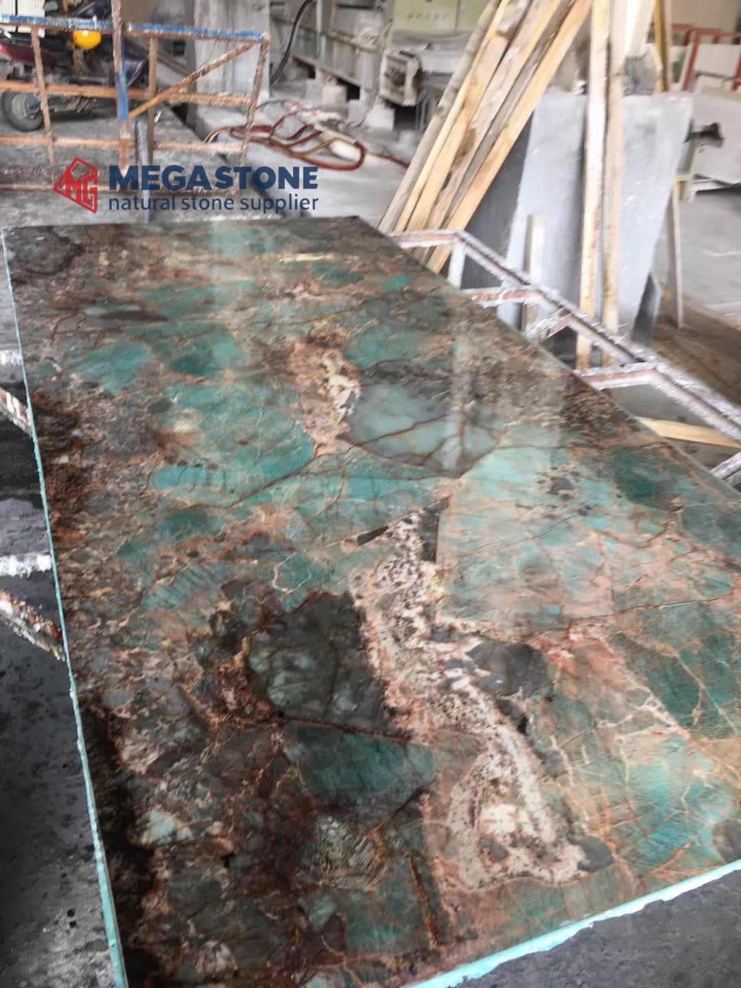 Amazon Green Quartzite Aluminum Honeycomb Stone Panel