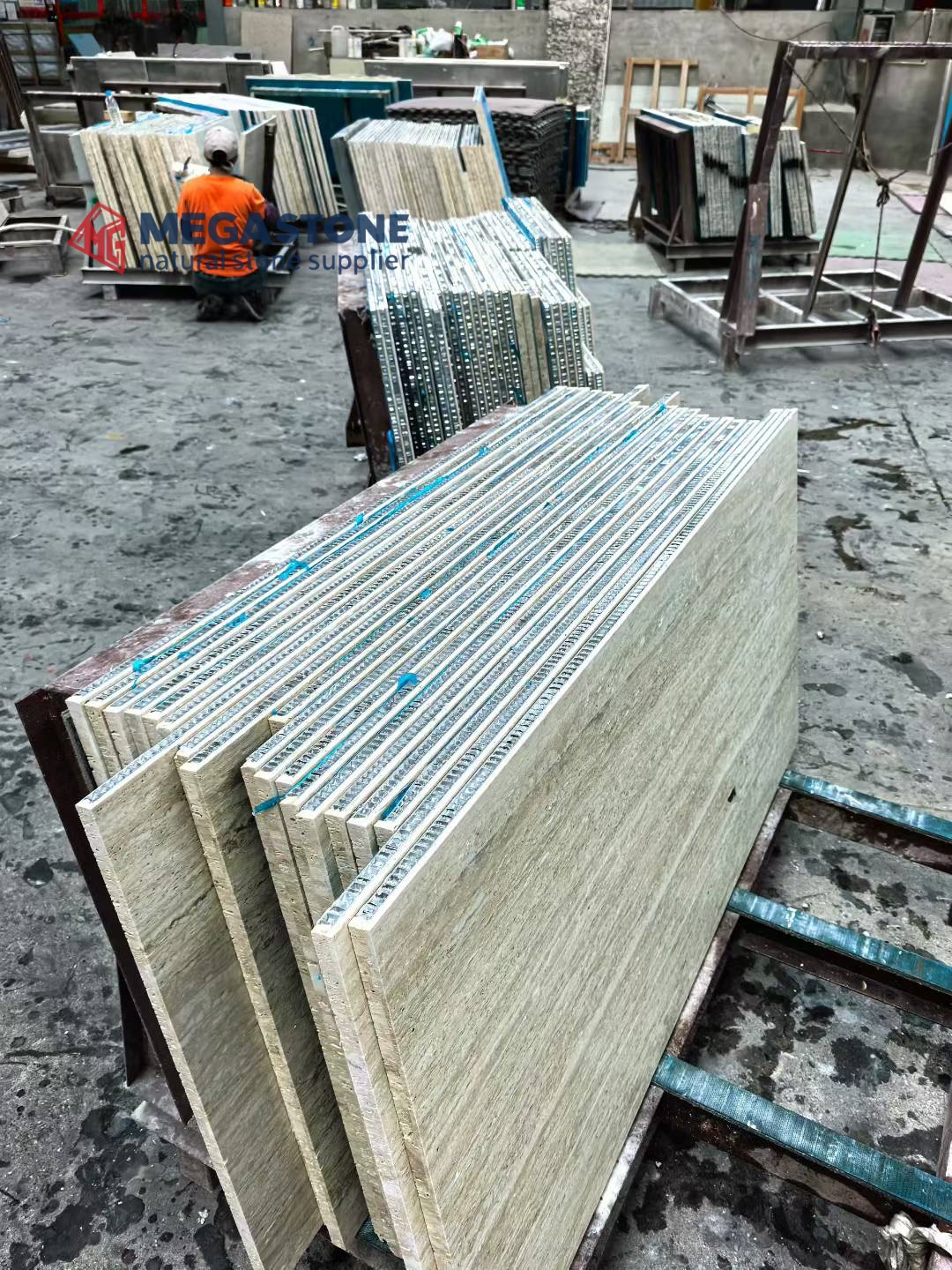 Travertino Classico Aluminum Honeycomb Stone Panel
