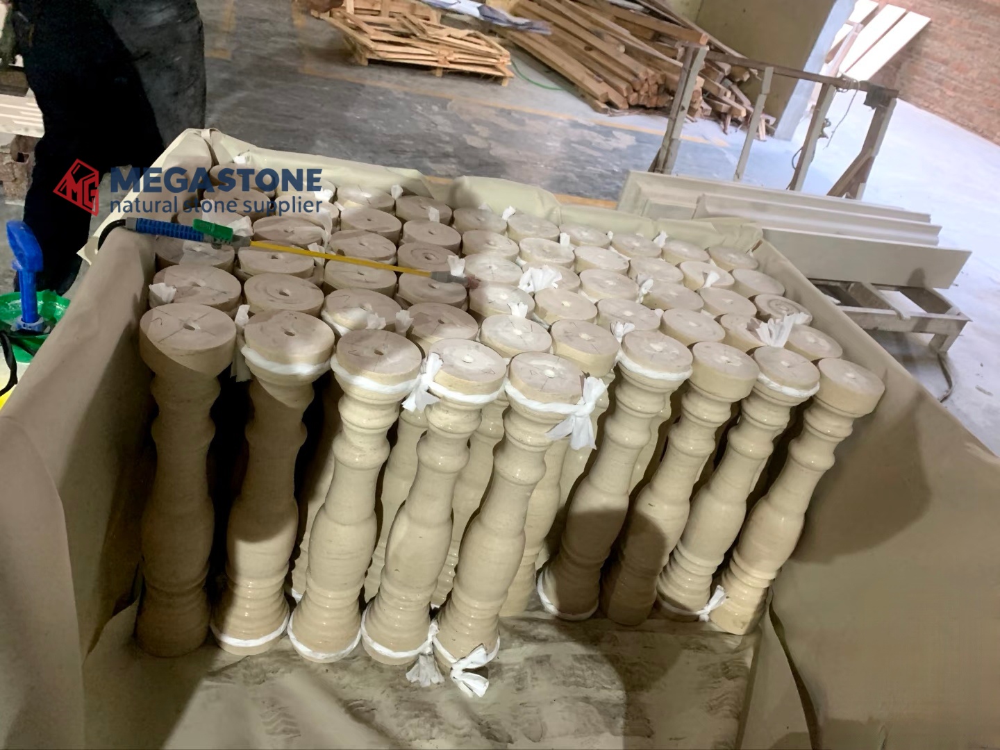 Moca Cream Limestone Balusters