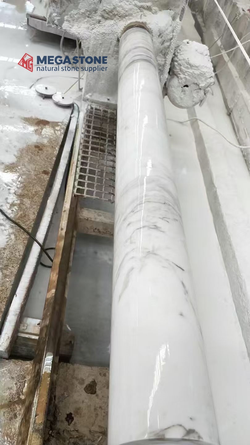 Volakas White Marble Columns Factory Supplier
