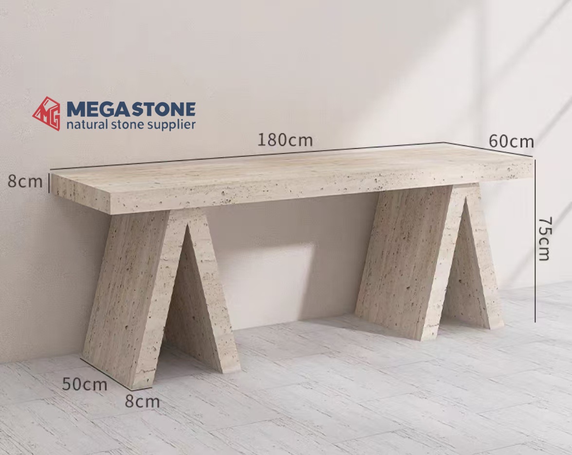 Travertino Classico Display Table