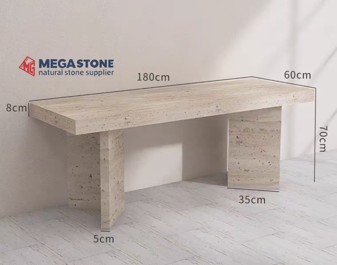 Travertino Classico Display Table