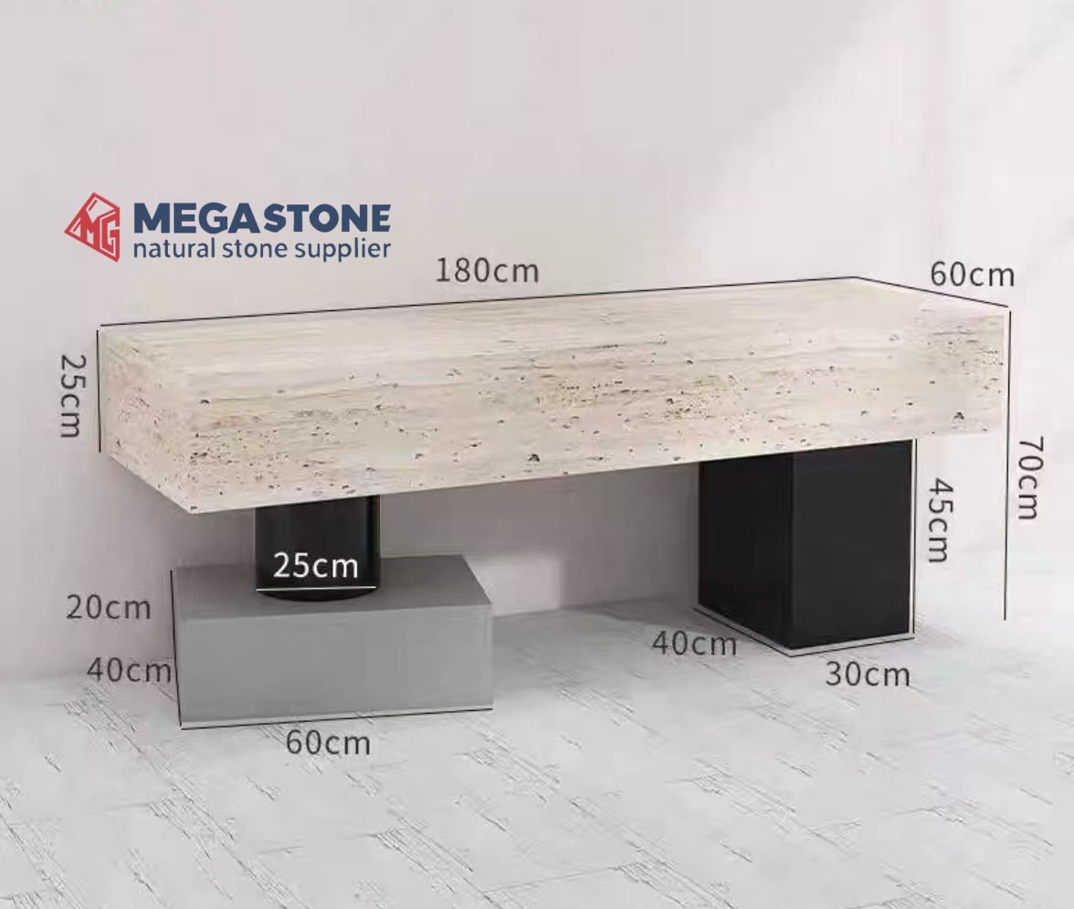 Travertino Classico Display Table