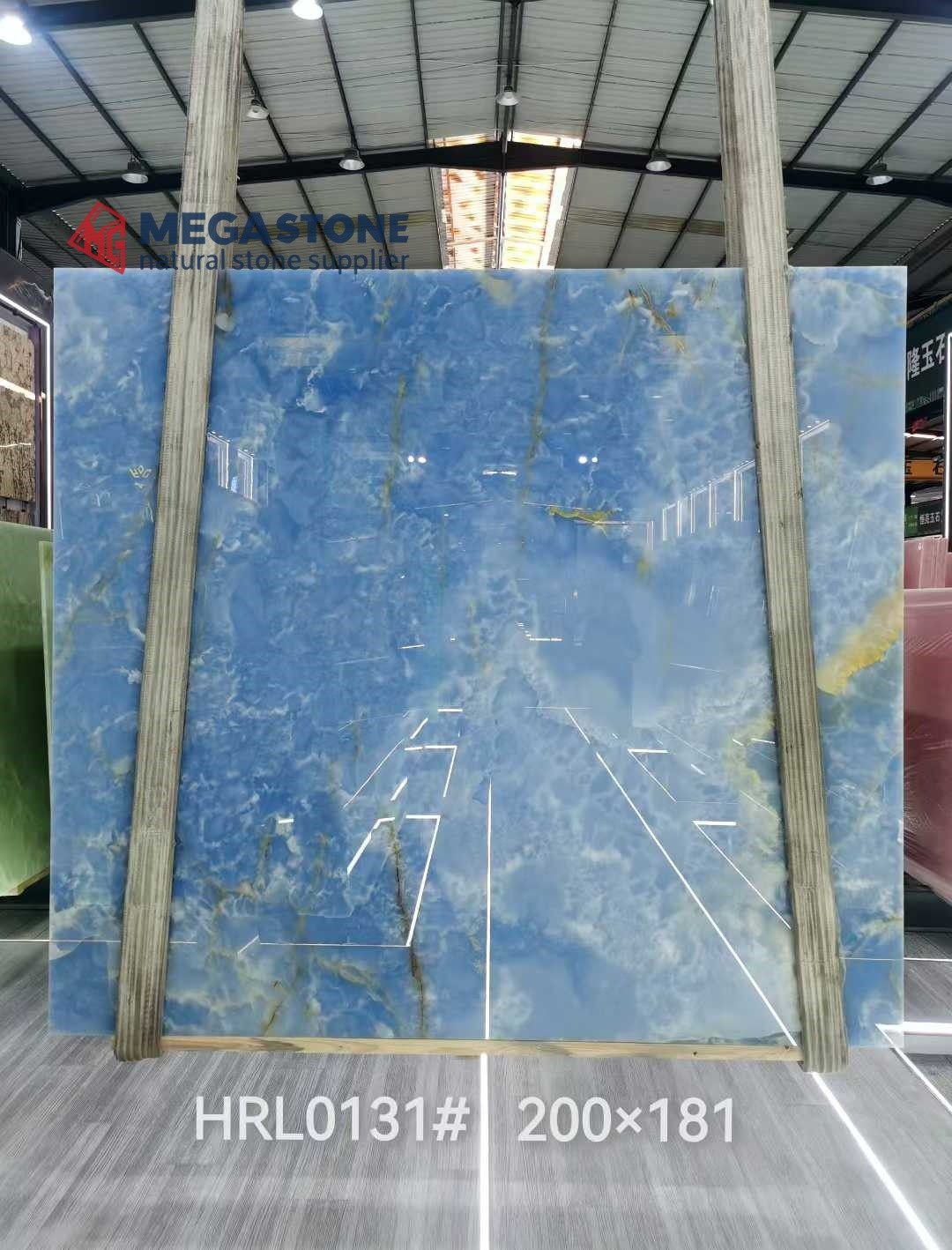 Blue Onyx slab suppliers