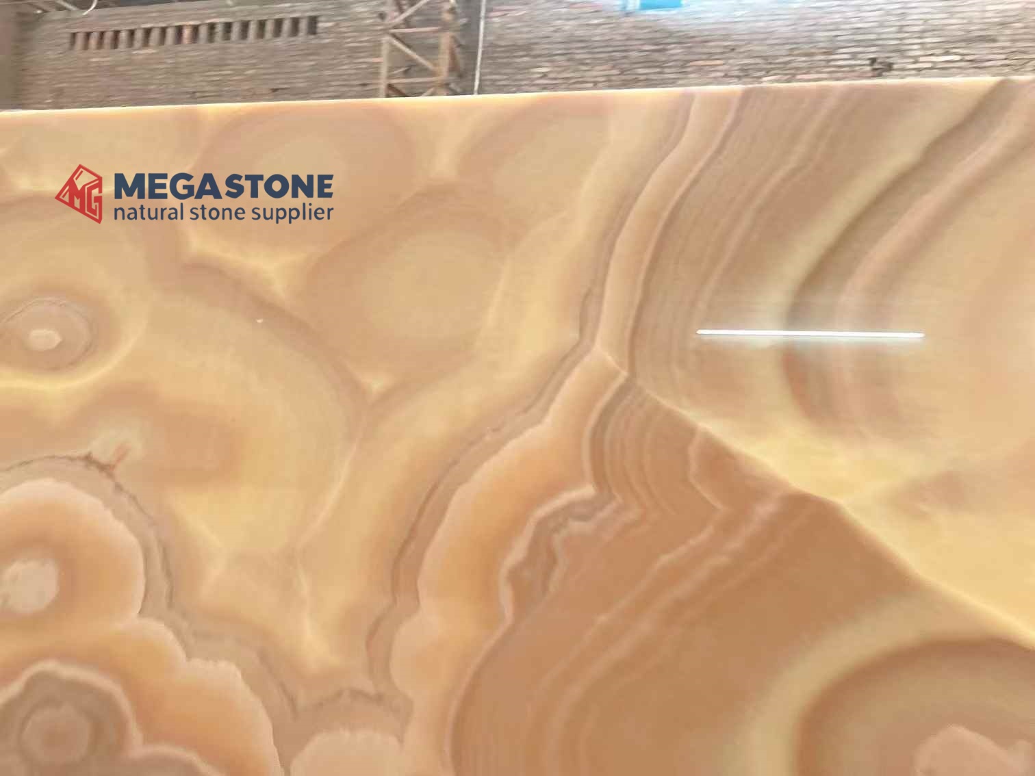 Orange Onyx Slab