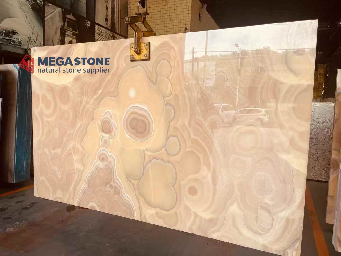 Orange Onyx Slab