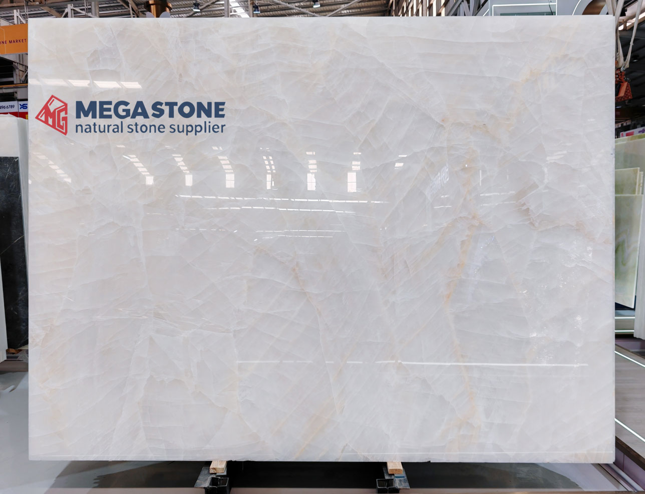Ice Flake Jade Onyx Slab Ice Flake Jade Onyx Slab