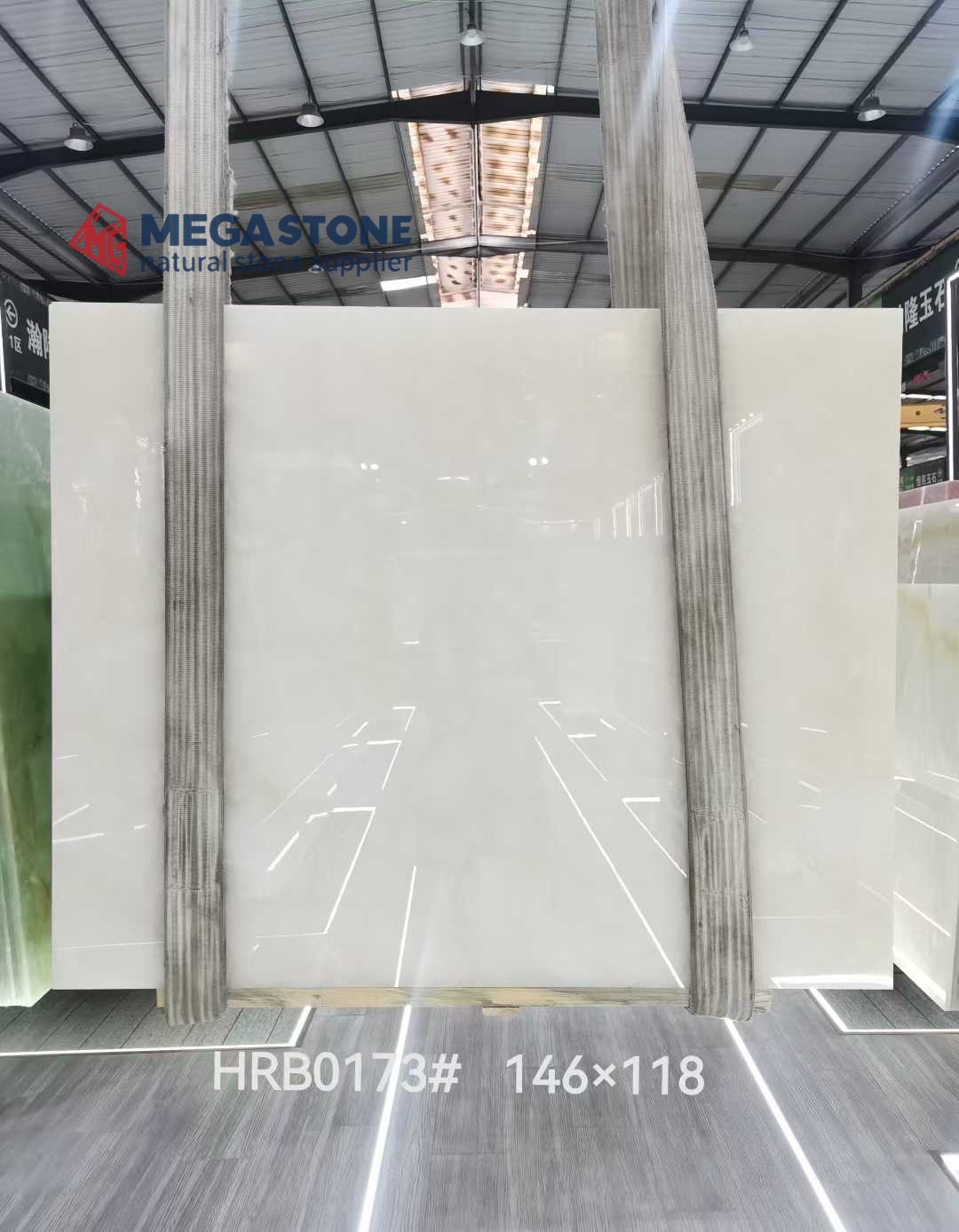 Snow White Onyx Slab