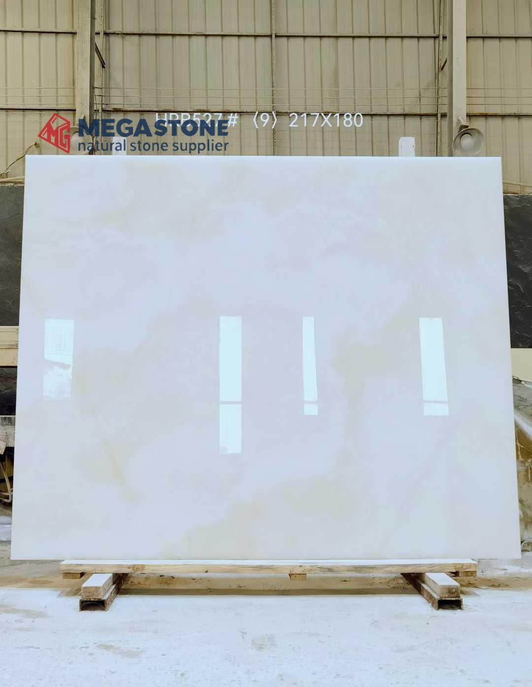 Snow White Onyx slab suppliers
