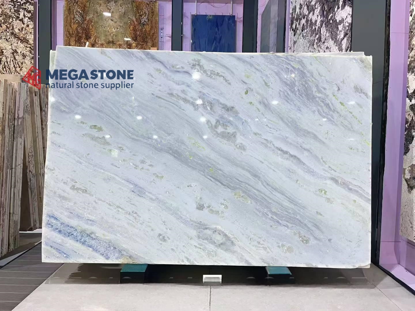Azul Caribe Quartzite Slab