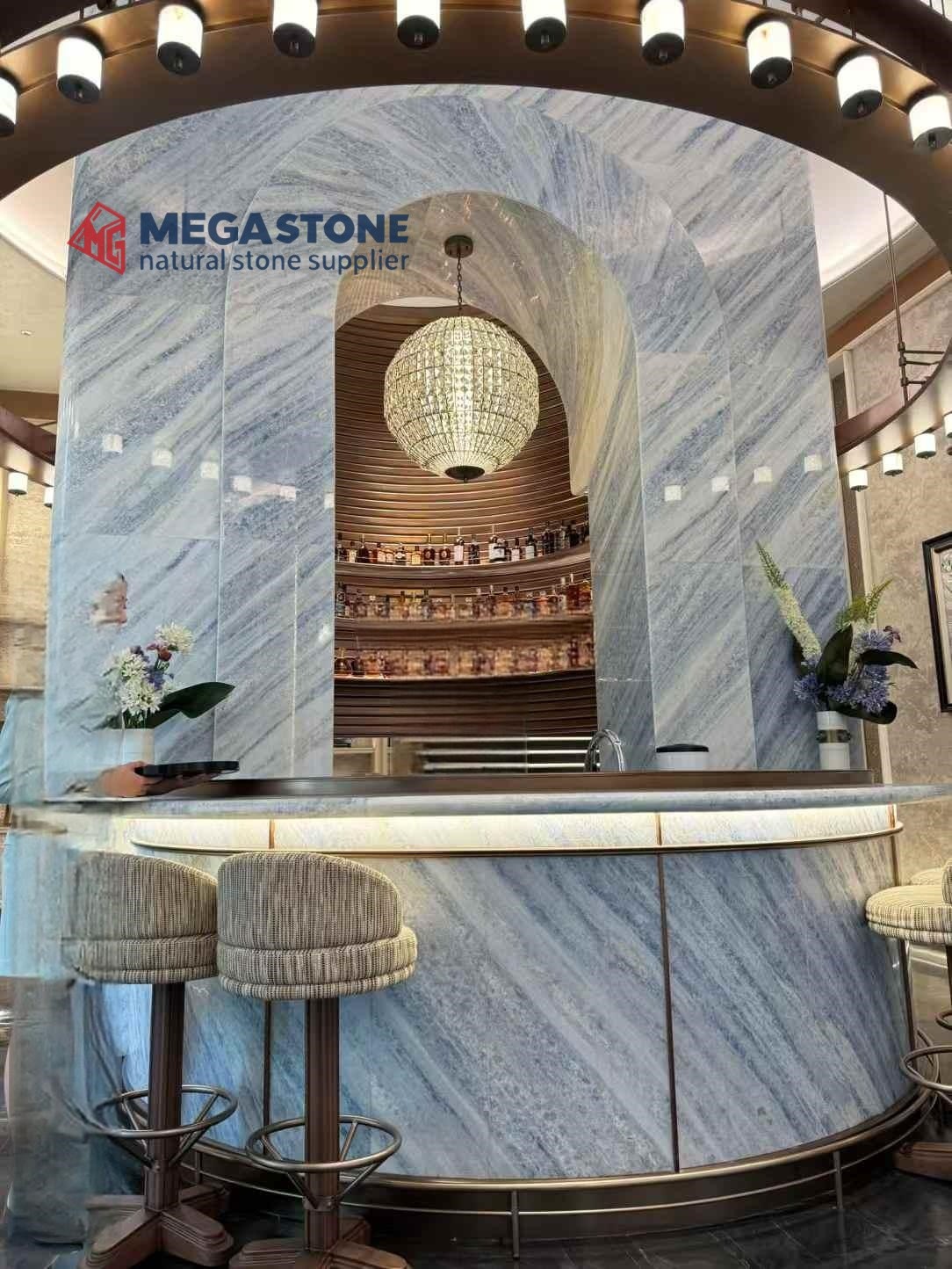 Azul Caribe Quartzite Slab suppliers