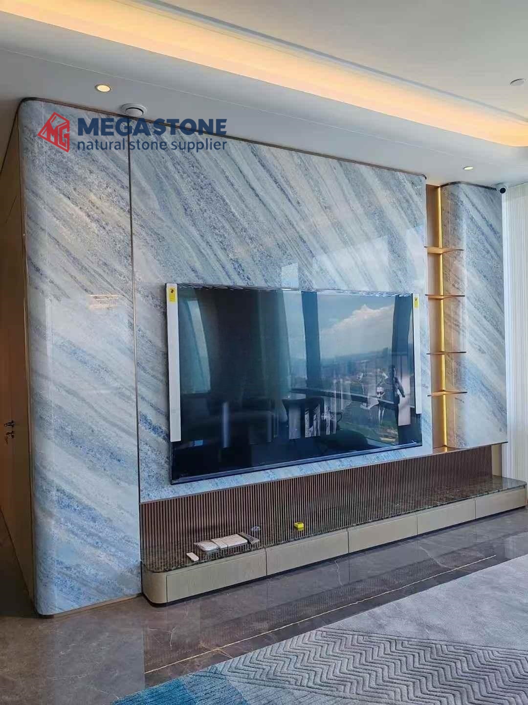 Azul Caribe Quartzite Slab