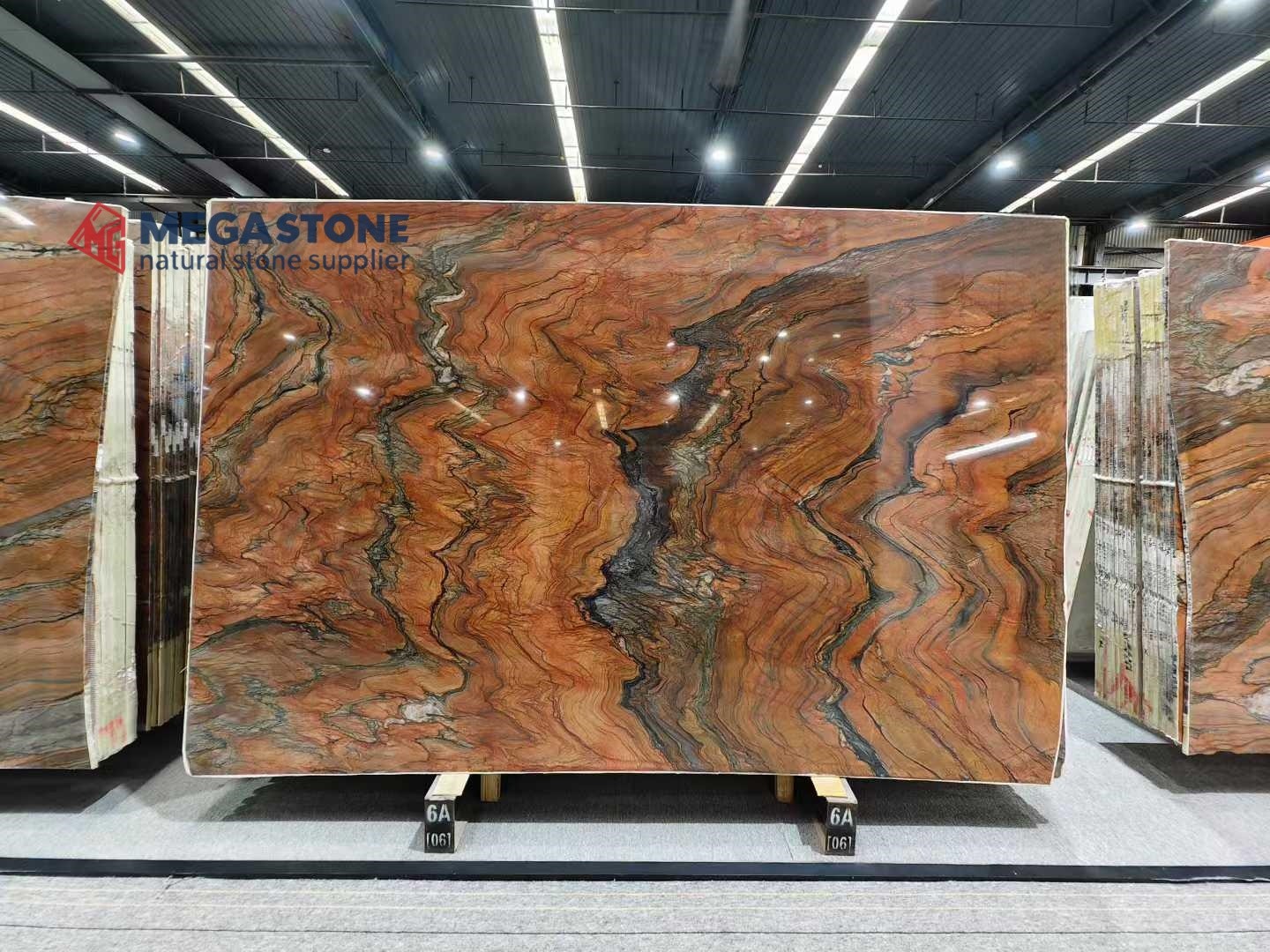 China Red Fusion Quartzite slab manufacturers China Red Fusion Quartzite slab manufacturers