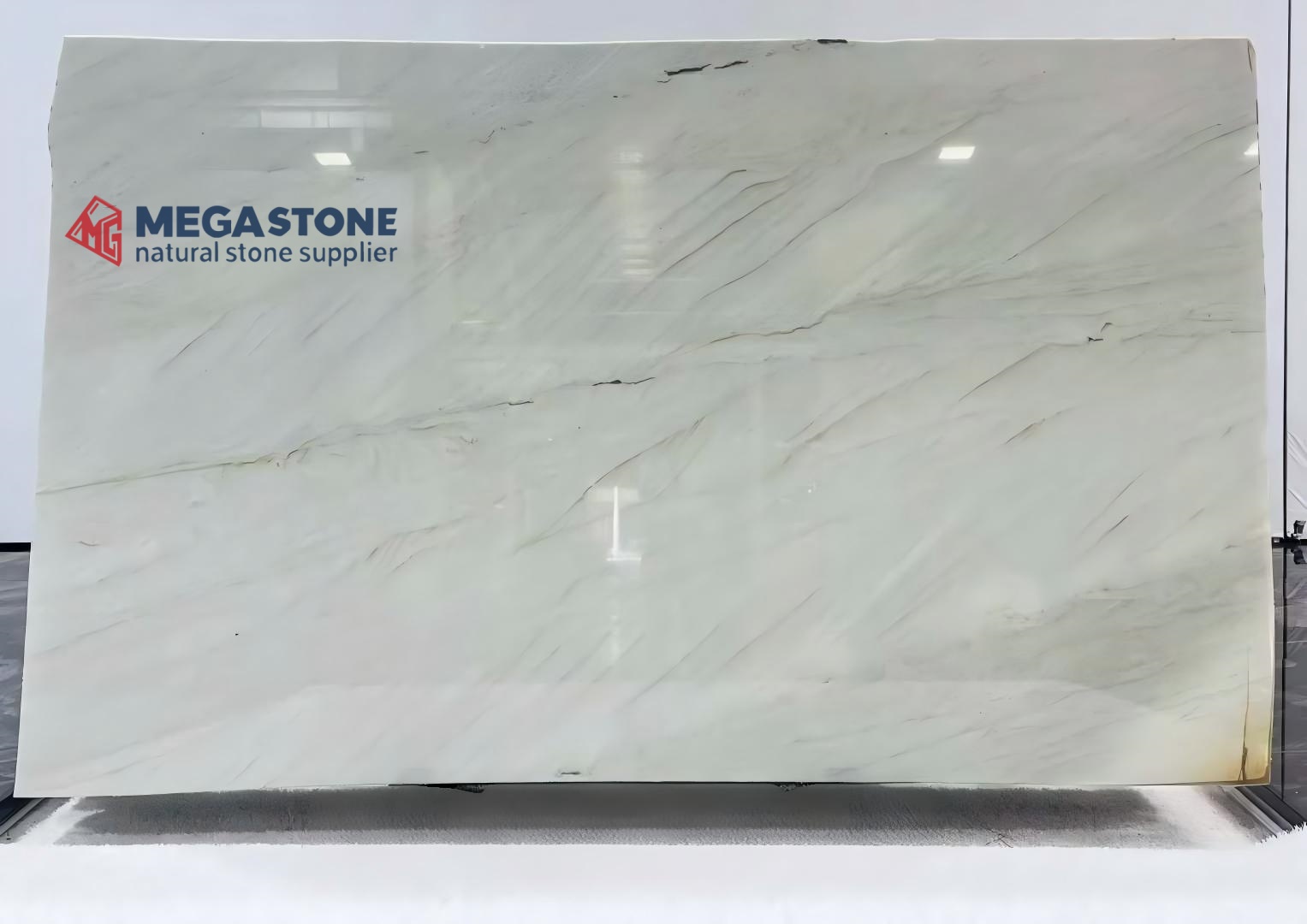 Aurora White Quartzite Slab
