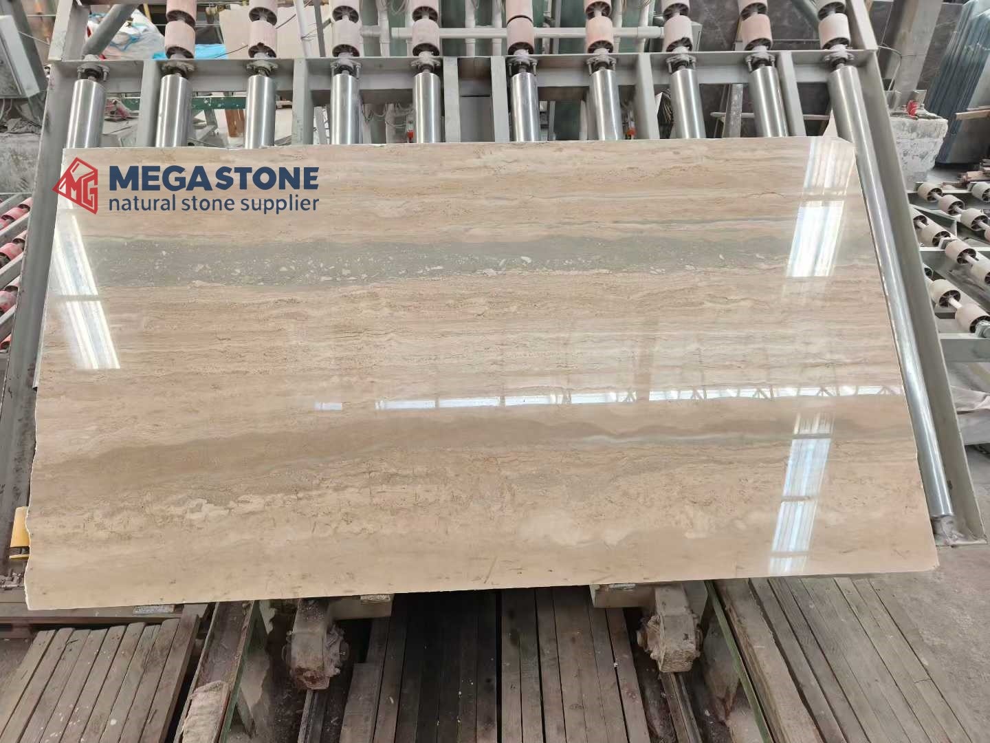 China Ocean BlueTravertine slab manufacturers China Ocean BlueTravertine slab manufacturers
