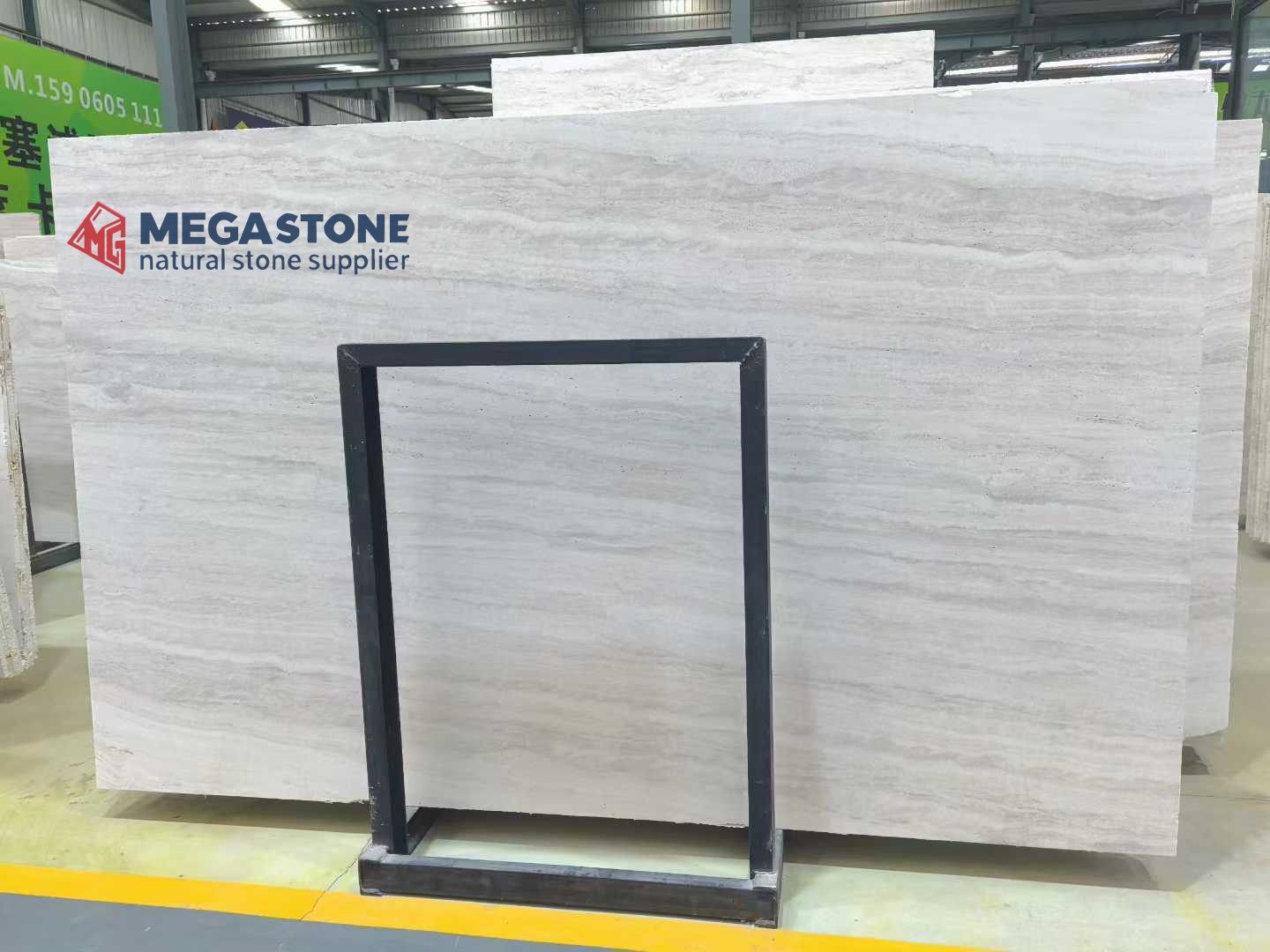 China Italian Super White Travertine slab manufacturers