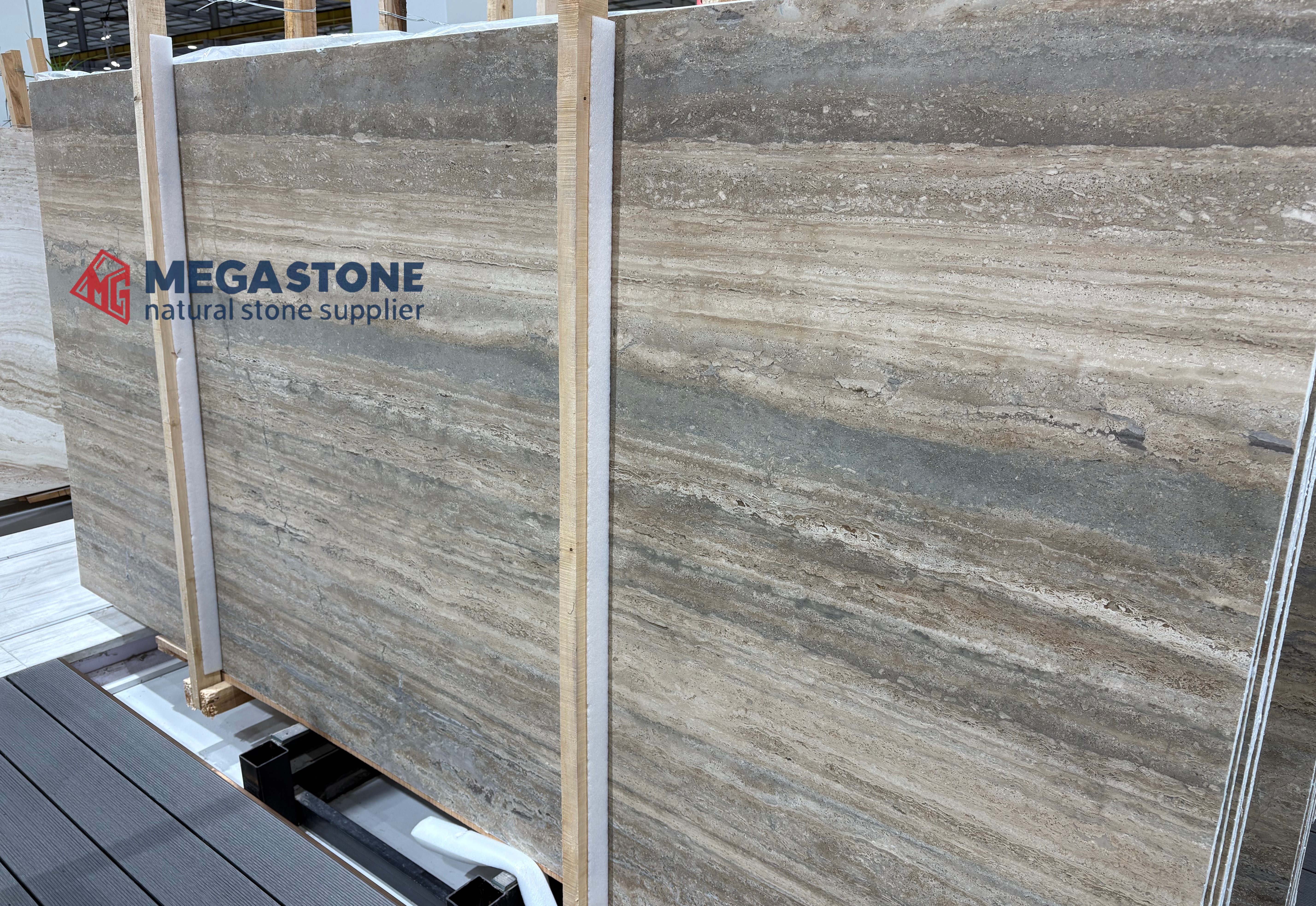 Roman Silver Travertine