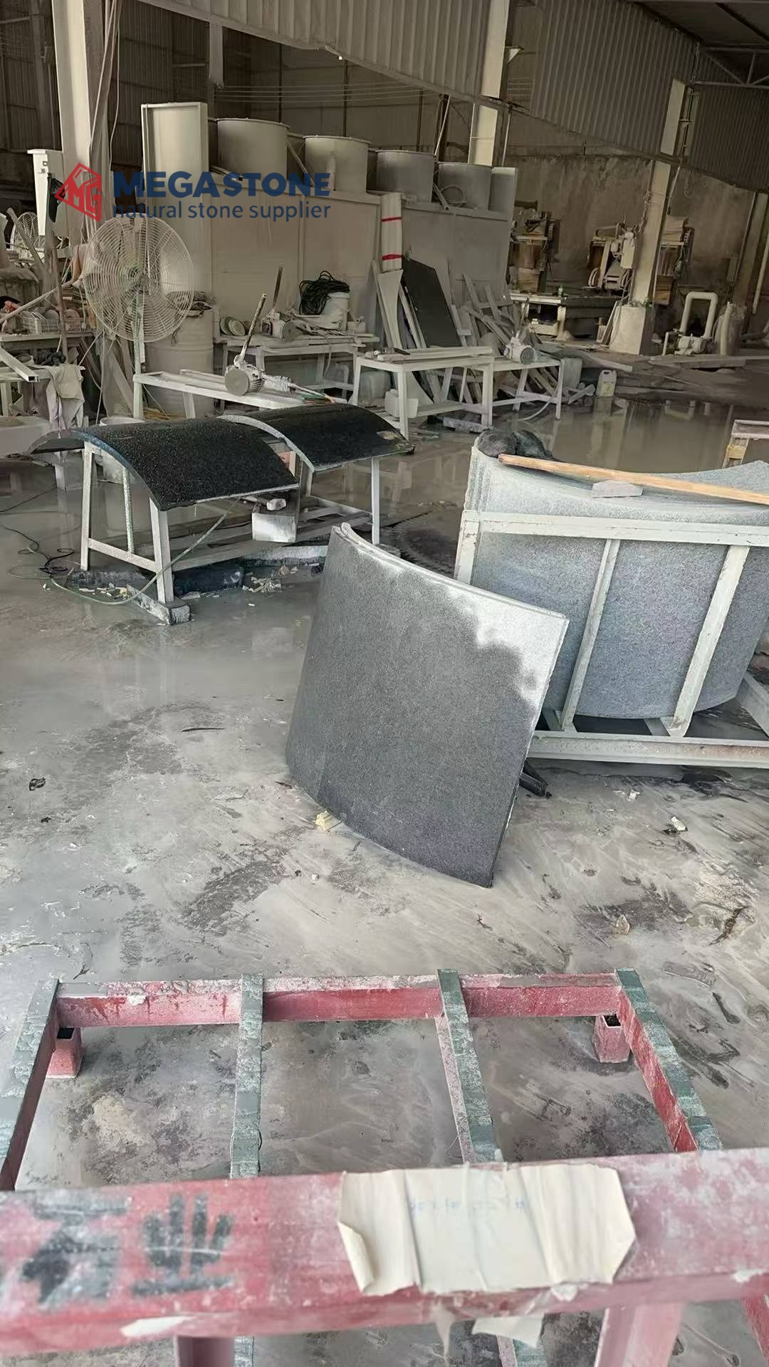 Angola Black Granite Bespoke Cuvred Panels