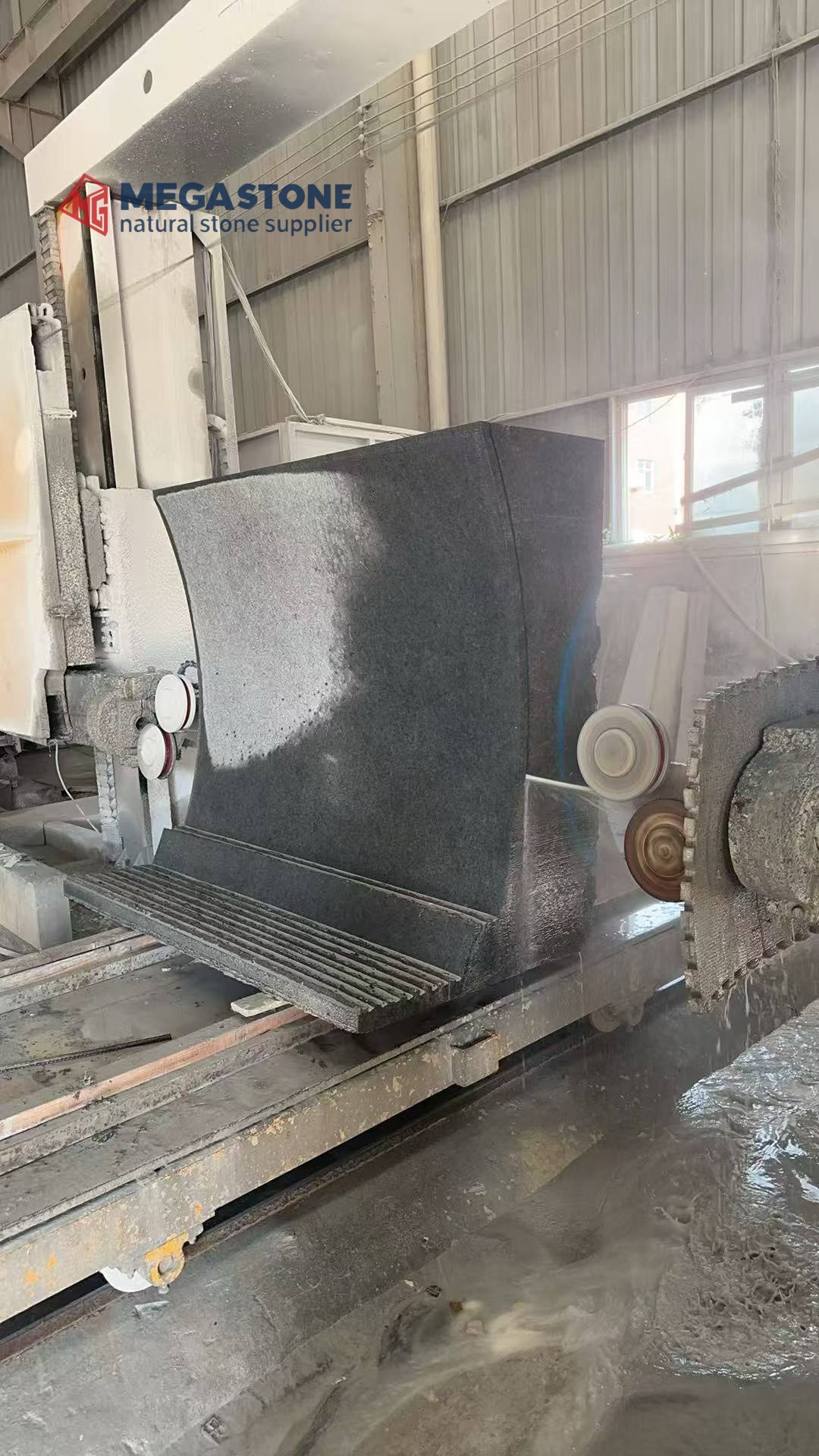 Angola Black Granite Bespoke Cuvred Panels