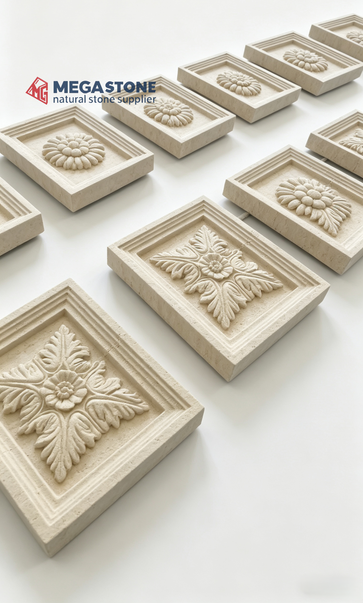 Turkey Roman Travertine Carvings for Column Base